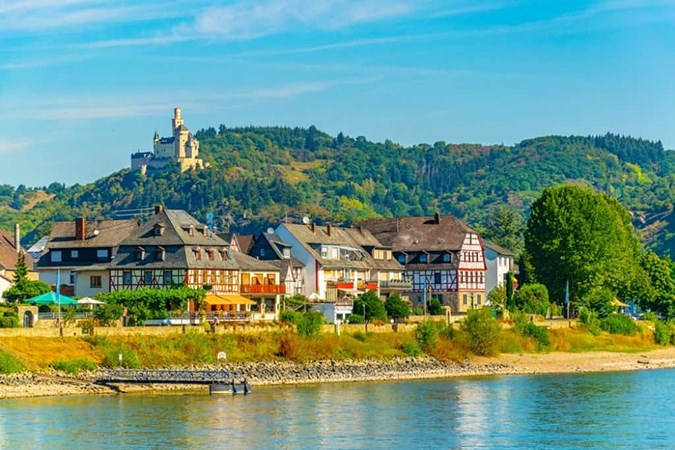 Christmas on the romantic Rhine, the enchantment of the Lorelei Rock